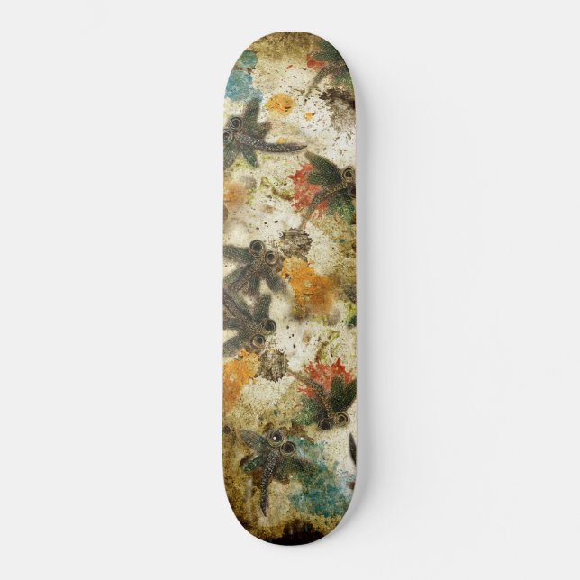 Rustic Dragonfly Flit Skateboard (Front)