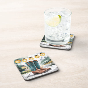 Rustic Drink Coaster for Home Decor