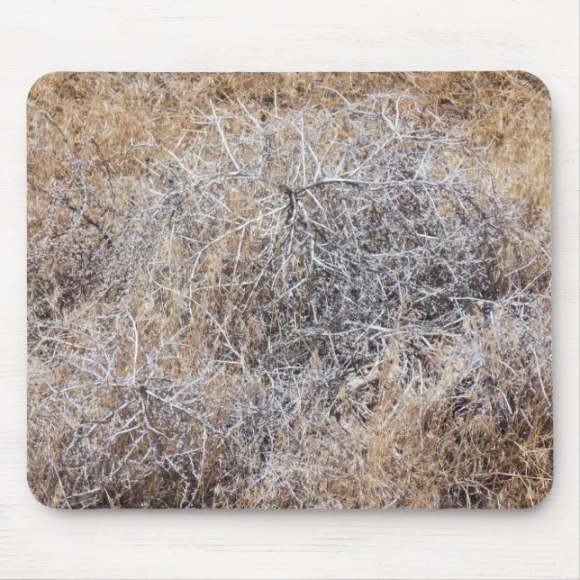 Rustic Dry Tumbleweed Mouse Mat (Front)