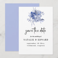 rustic dusty blue roses and other flowers