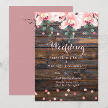 Rustic Dusty Rose Pink Floral Wedding