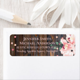 Rustic Dusty Rose Pink Floral Wedding