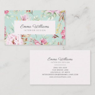 Rustic Earth Florals   Roses Business Card