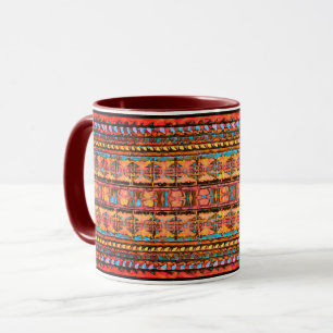 Rustic Earth Tone Tribal  Mug