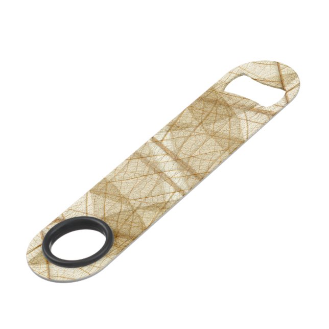 Rustic Earthy Cream Beige Leaves (Front Angled)