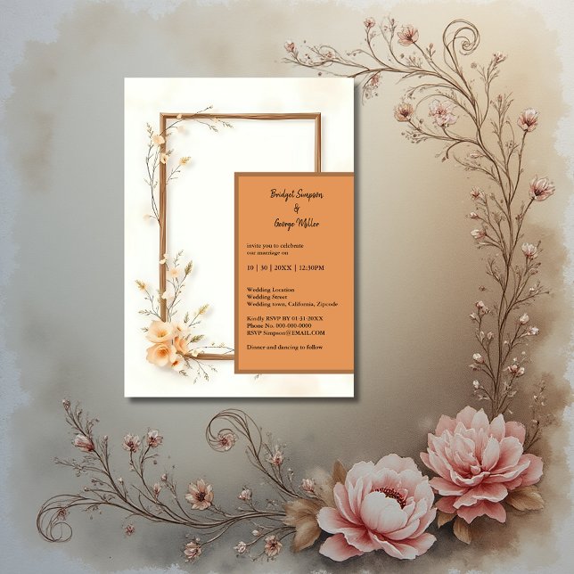 Rustic Earthy Floral Harmony Wedding (Creator Uploaded)