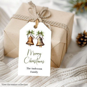 Rustic Earthy Neutral Cozy Minimalist Christmas  Gift Tags
