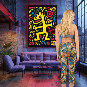 Rustic Elegance: Earthy Geometric Abstract Pattern Capri Leggings