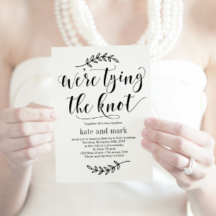 Rustic Elegance EDITABLE COLOR Wedding Invite REC