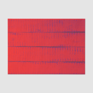 Rustic Elegant Cottage Texture Red Wood Grain Tissue Paper