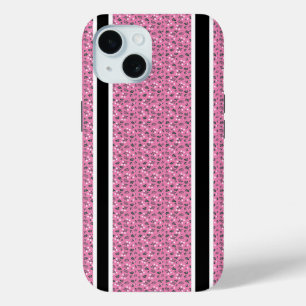 Rustic Elegant Floral Pattern iPhone 15 Case
