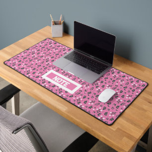 Rustic Elegant  Floral  Pattern Desk Mat