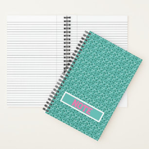Rustic Elegant  Floral  Pattern Notebook
