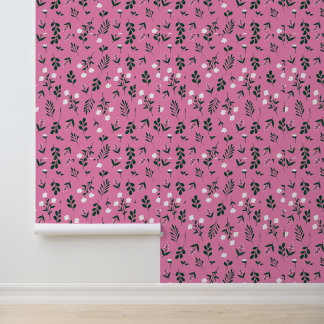 Rustic Elegant  Floral   Wallpaper