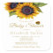 Rustic elegant gold sunflowers summer baby shower