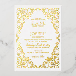 Rustic Elegant Ornate Frame Wedding 