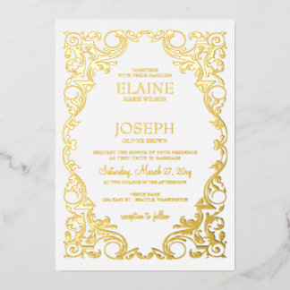 Rustic Elegant Ornate Frame Wedding
