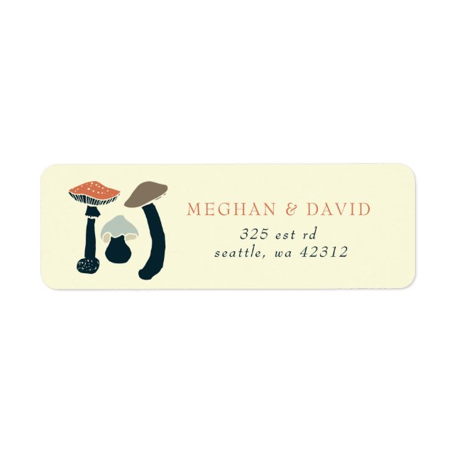 Rustic Elegant Woodland Wild Mushrooms Wedding (Front)