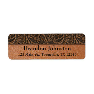 Rustic Embossed Leather