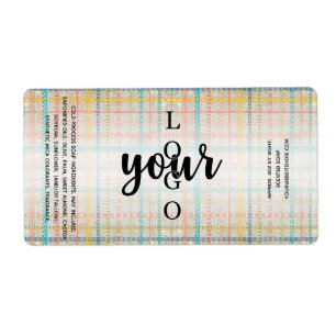 Rustic Embroidery Cold Process Soap Label Template