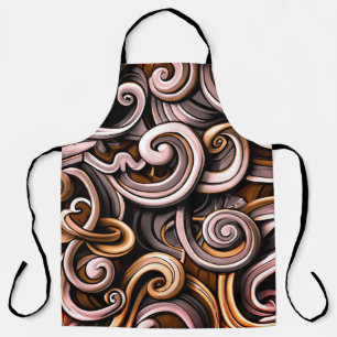 Rustic Energy Swirls  Apron