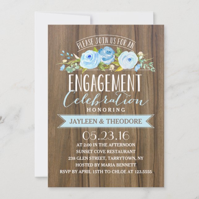 Rustic Engagement | Engagement Party Invitation (Front)