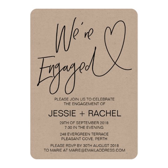 fun engagement party invitation This Just Got Real Zazzle.co.uk