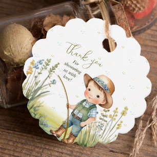 Rustic Equestrian Fisherman’s Derby Baby Shower Favour Tags