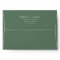 Rustic Eucalyptus Greenery Return Address 5x7