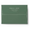 Rustic Eucalyptus Greenery Return Address 5x7
