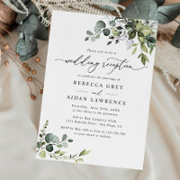 Rustic Eucalyptus Greenery Wedding Reception