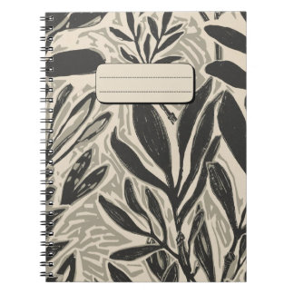 Rustic Eucalyptus Leaves & Branches Notebook