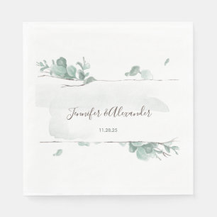 Rustic Eucalyptus Napkin