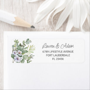 Rustic Eucalyptus & Purple Floral Wedding