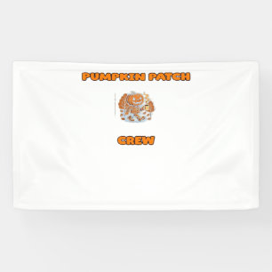 Rustic Fall Autumn Pumpkins Floral Leaves Classic  Banner