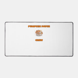 Rustic Fall Autumn Pumpkins Floral Leaves Classic Desk Mat