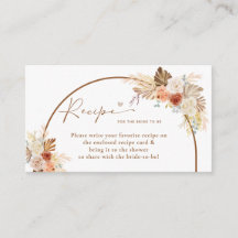 Rustic Fall Boho Arch Pampas Grass Recipe Request