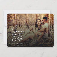 Rustic Fall Filter White Script Front & Back Photo