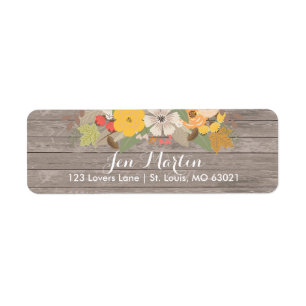 Rustic fall flowers Bridal Shower