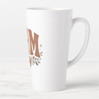 Rustic Fall Mum Floral Autumn Love Latte Mug