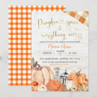 Rustic Fall Pumpkin Spices and Everything Nice