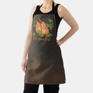 Rustic Fall Sweet Fall Pumpkins Apron