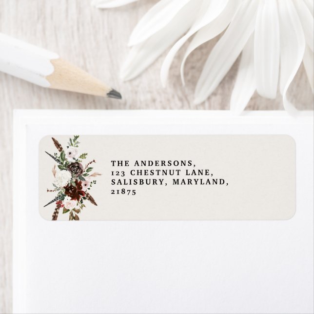 Rustic fall watercolor floral wedding (Insitu)