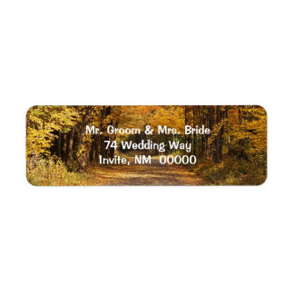 Rustic Fall Weddings Invitations Envelopes Mail