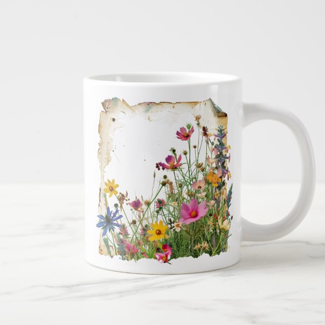 Rustic Fall Wildflowers Speciality Mug (Right)