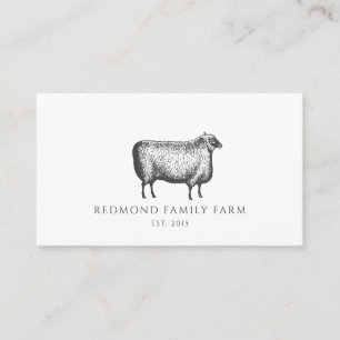 Rustic Family Farm Business Card
