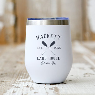 Rustic Family Name Lake House Oars