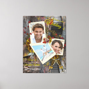 Rustic Family Stone Cabin Canvas Print