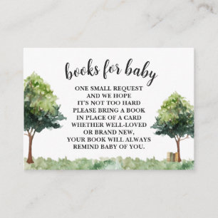 Rustic Farm Tree Book Request Enclosure Card