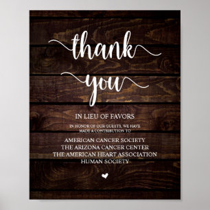 Rustic Farm Wood, Wedding Donation, Contribution Poster